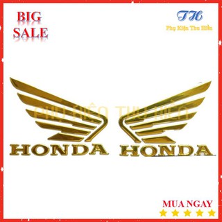 Cặp Tem Nổi Cánh Chim Logo Honda