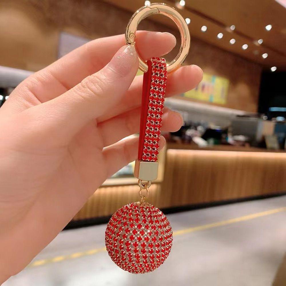 [COD] Móc Khóa Ô Tô Quà Tặng Cho Phụ Nữ Strass 1 Cái|Móc Khóa Dây Da Xinh Xắn Dành Cho Túi Xách