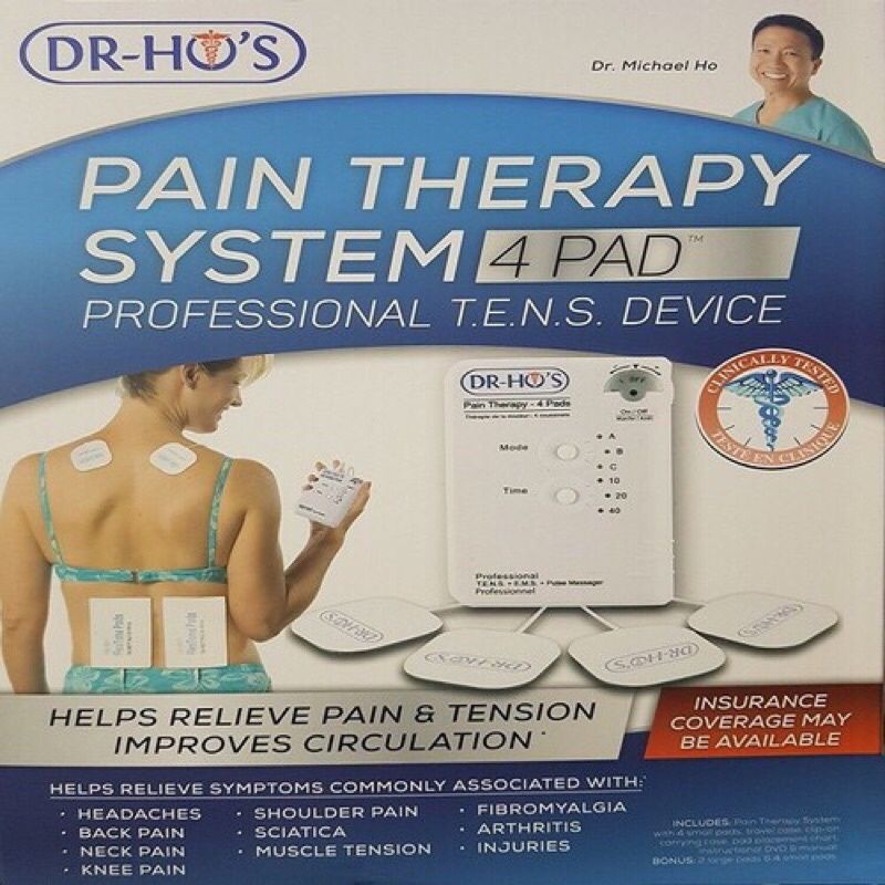 Máy massage, máy massage xung điện trị liệu DR HO'S 4 miếng dán