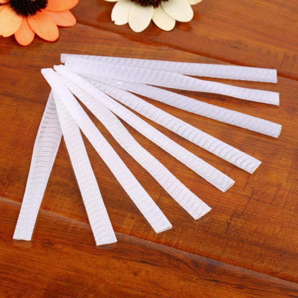 Set 20 Vỏ Lưới Bọc Bảo Vệ Cọ Trang Điểm Màu Trắng