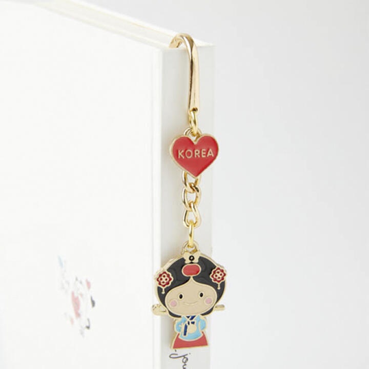 Dụng Cụ Đánh Dấu Trang Sách ARTBOX Hàn Quốc Hình Cô Gái Mặc Hanbok