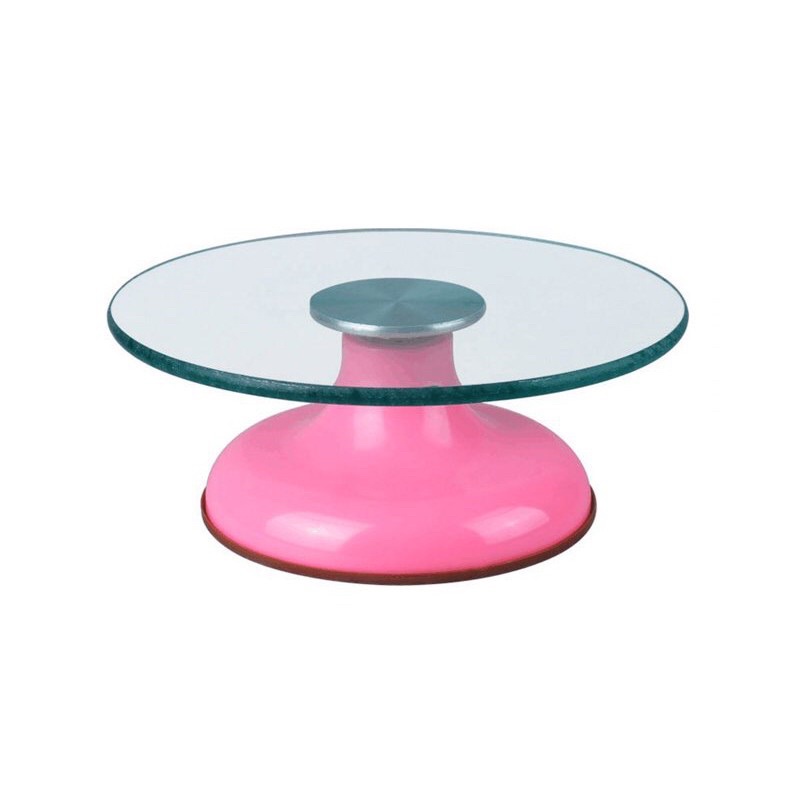 Bàn xoay kính làm bánh đường kính mặt xoay 30cm x cao 10 cm