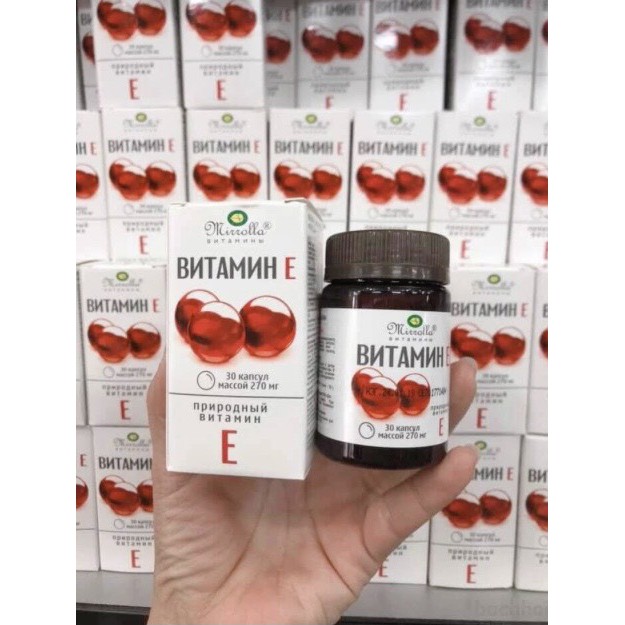 Vitamin E đỏ Nga 270mg hộp 30 viên | BigBuy360 - bigbuy360.vn