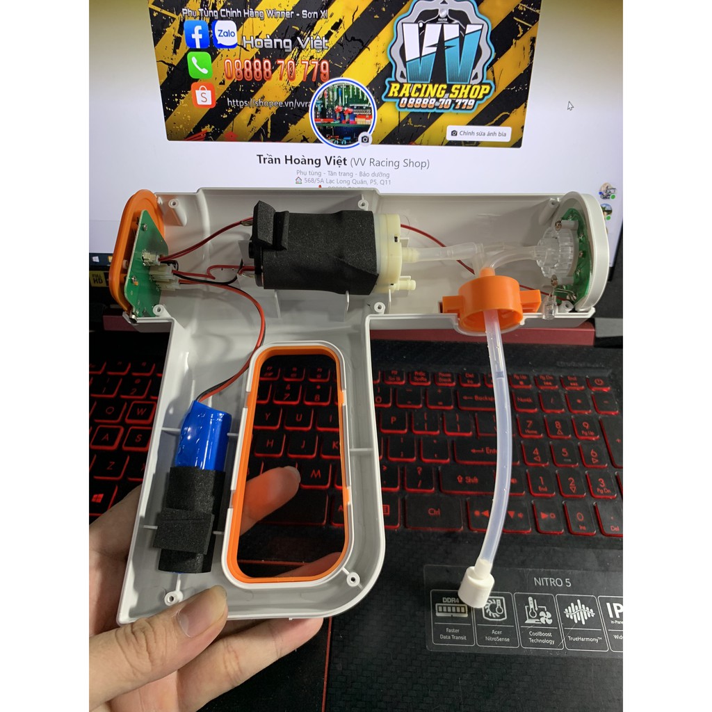 [Q11 - Giao Hỏa Tốc TP HCM] Máy phun xịt khuẩn - Súng phun sương Nano REDLEO Mẫu K6x