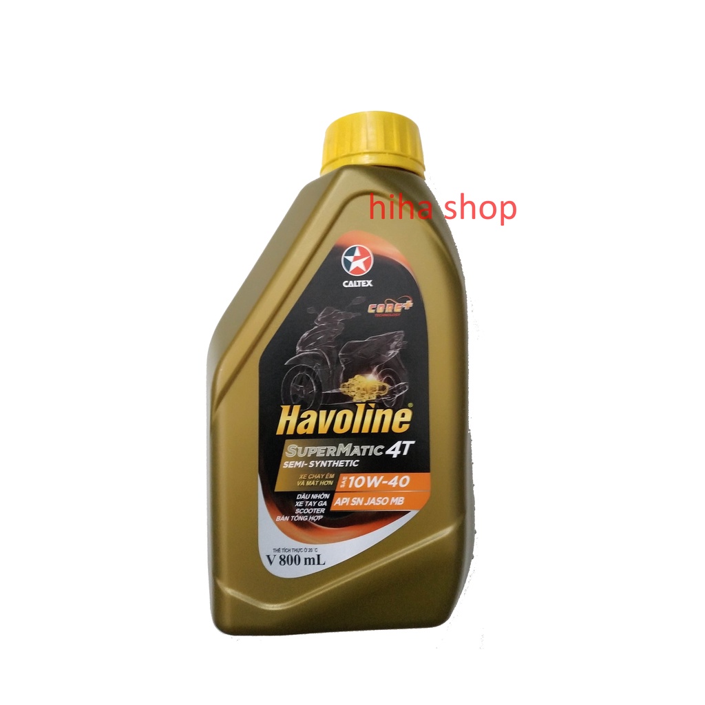 Dầu Nhớt xe tay ga 0.8L-1L Caltex Havoline 10W40 SEMI