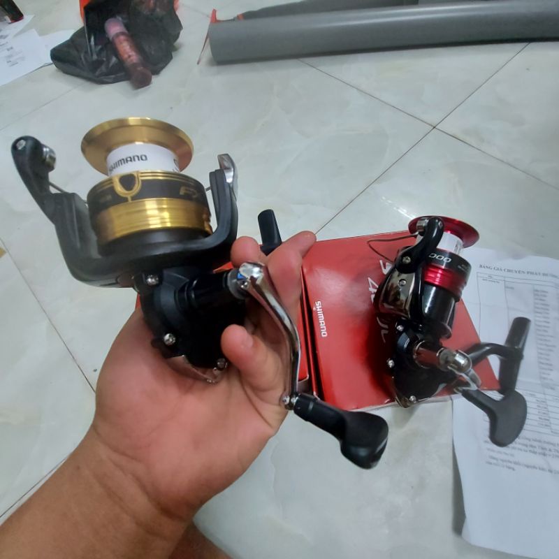 máy câu cá shimano Fx và máy câu cá shimano sienna 4000