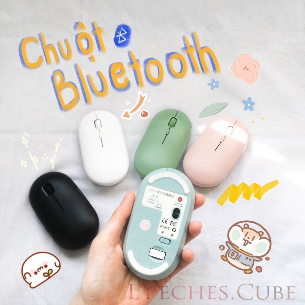 CHUỘT KHÔNG DÂY BLUETOOTH [MAC] [WINDOW] [HÀNG NHẬP KHẨU] <TẶNG KÈM LÓT CHUỘT>