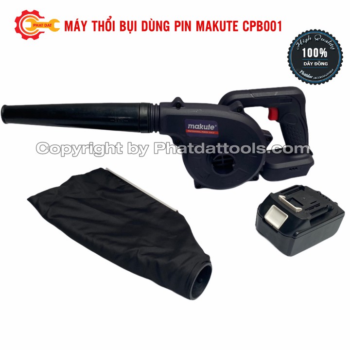 [HOT] Máy thổi bụi dùng pin MAKUTE CPB001-Mua lẻ máy hoặc kèm pin sạc tùy chọn-Bảo hành 6 tháng