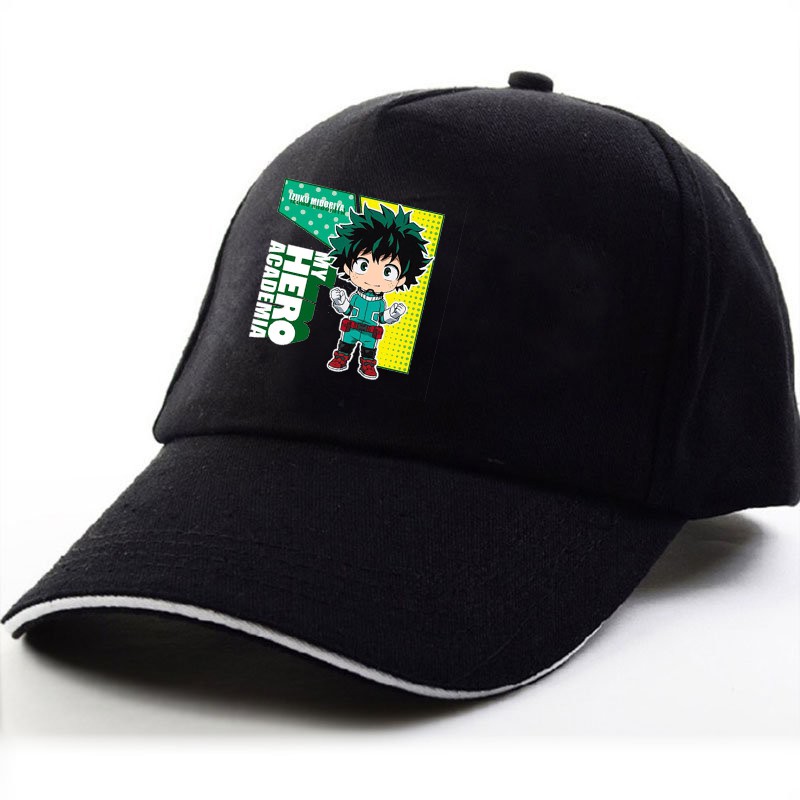 Mũ lưỡi trai in hình BOKU NO HERO ACADEMIA Học Viện Anh Hùng anime chibi