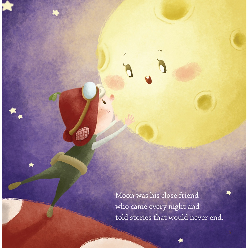 Sách tiếng Anh 3.	KII’S FIRST ADVENTURE: MOON MOON, WHERE ARE YOU - Giải thưởng sách tranh Ehomebooks