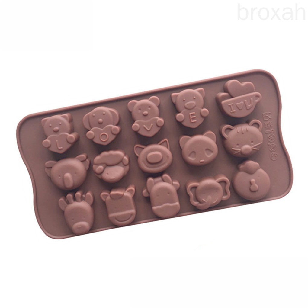 Khuôn silicone làm bánh tạo hình động vật hoạt hình dễ thương
