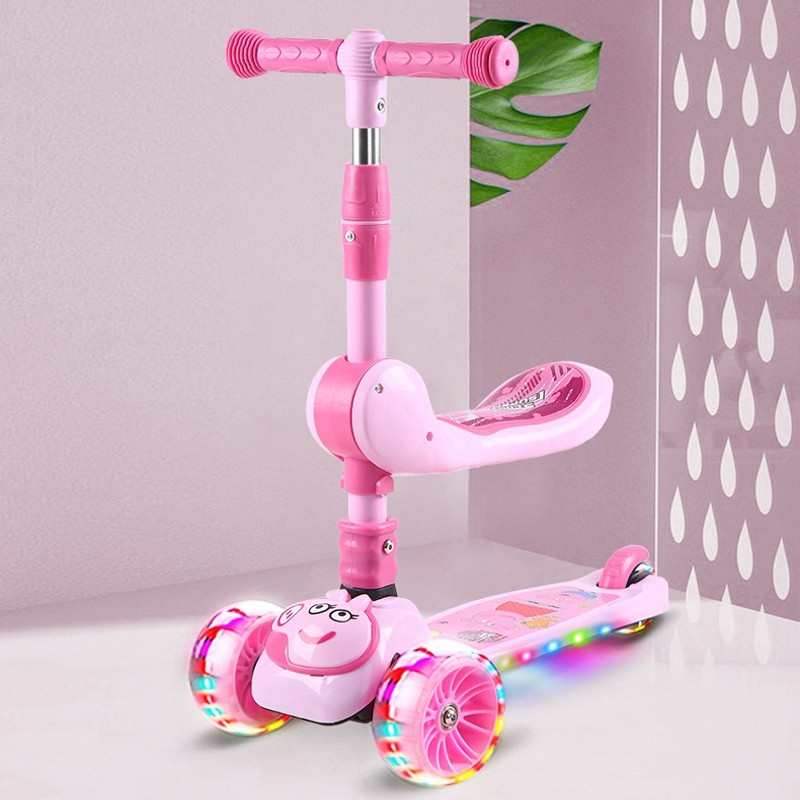 XE TRƯỢT SCOOTER - XE CHÒI CHÂN CHO BÉ - CÓ NHẠC VÀ ĐÈN - BẢO HÀNG 12 THÁNG