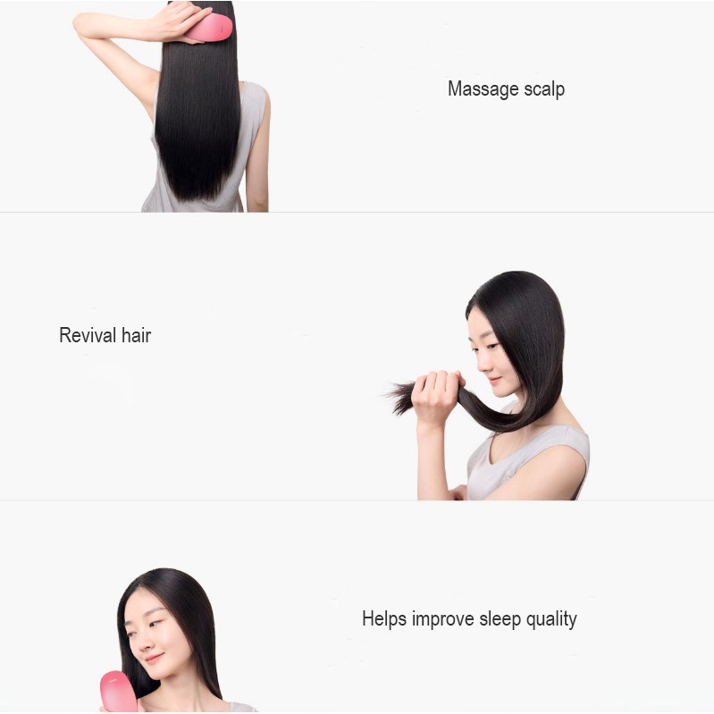 Lược chải đầu thông minh XIAOMI Monthly Portable Negative Ion Massage Comb