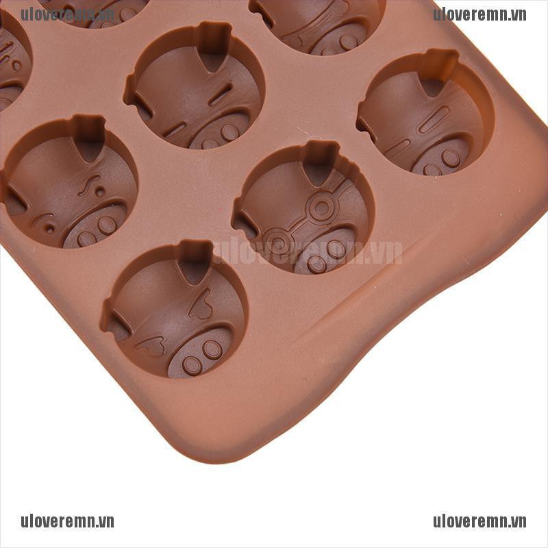 Khuôn Silicone Làm Bánh / Sô Cô La Hình Chú Heo Đáng Yêu
