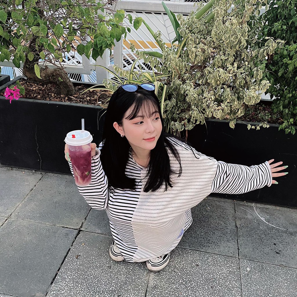 Áo ZOMBIE® Oversize Striped Sweater In B/White | BigBuy360 - bigbuy360.vn