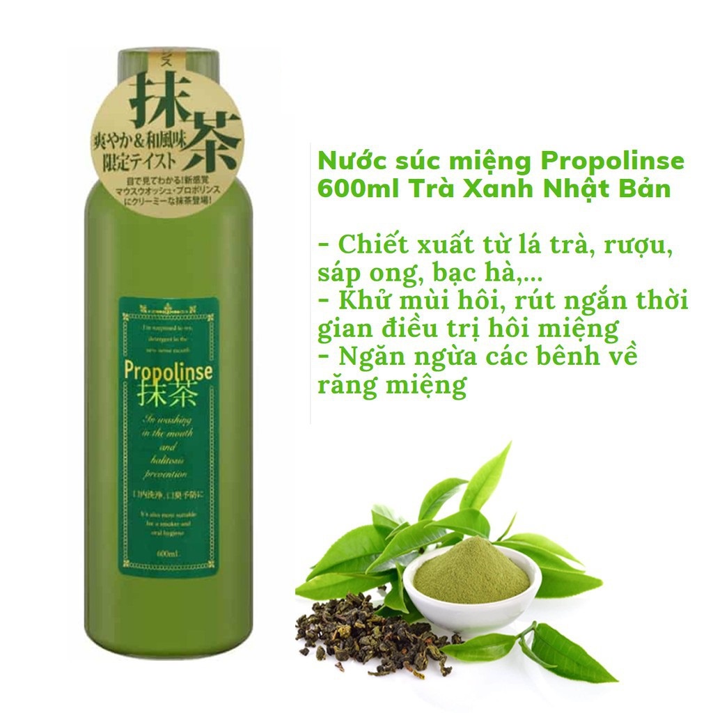 Nước súc miệng Propolinse Nhật Bản chai 600ml