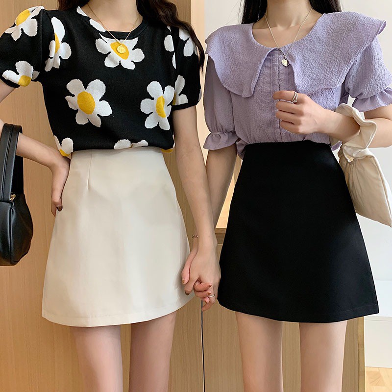 Chân váy chữ A Vải Vintex 2 túi có quần bên trong | BigBuy360 - bigbuy360.vn