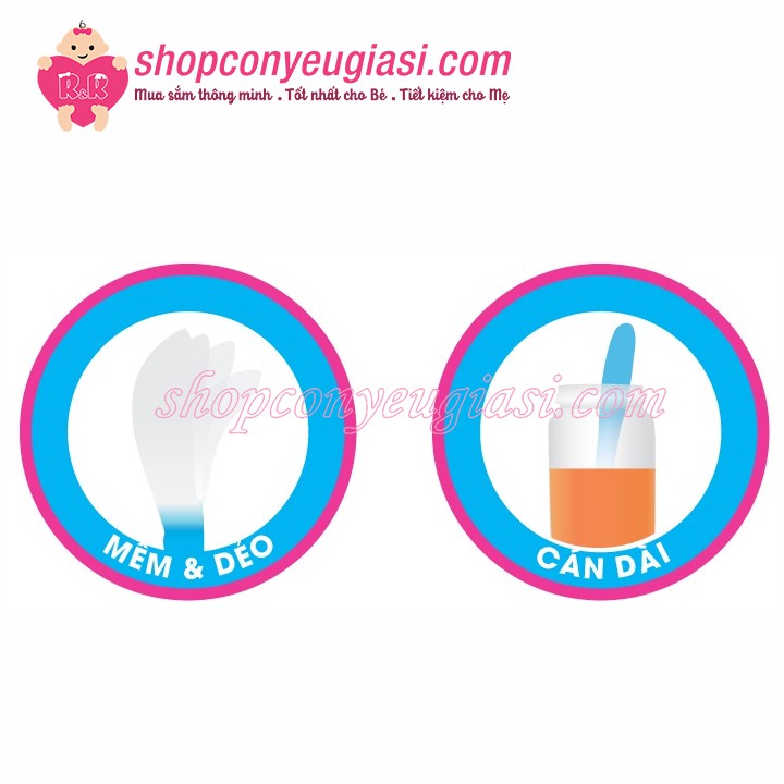 Bộ 2 Thìa Ăn Dặm UPASS Silicone Cán Dài Không BPA UP3029