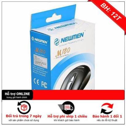 Chuột máy tính Newmen m180 - Kết nối dây USB- Chống va đập