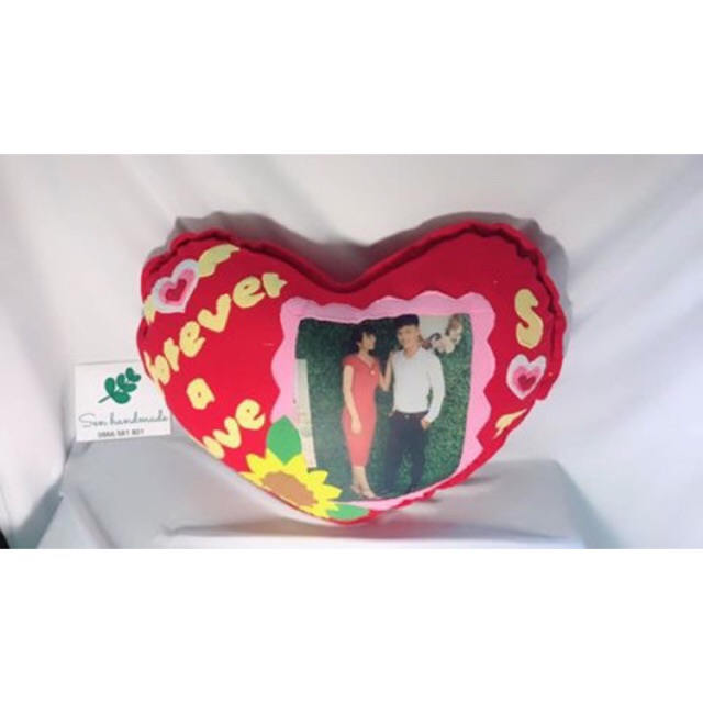 GỐI TRÁI TIM 50x60 HANDMADE