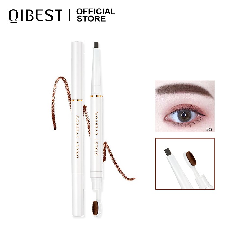 Chì kẻ mày QIBEST có cọ tiện lợi 5 màu sắc thời trang 12.5g | BigBuy360 - bigbuy360.vn