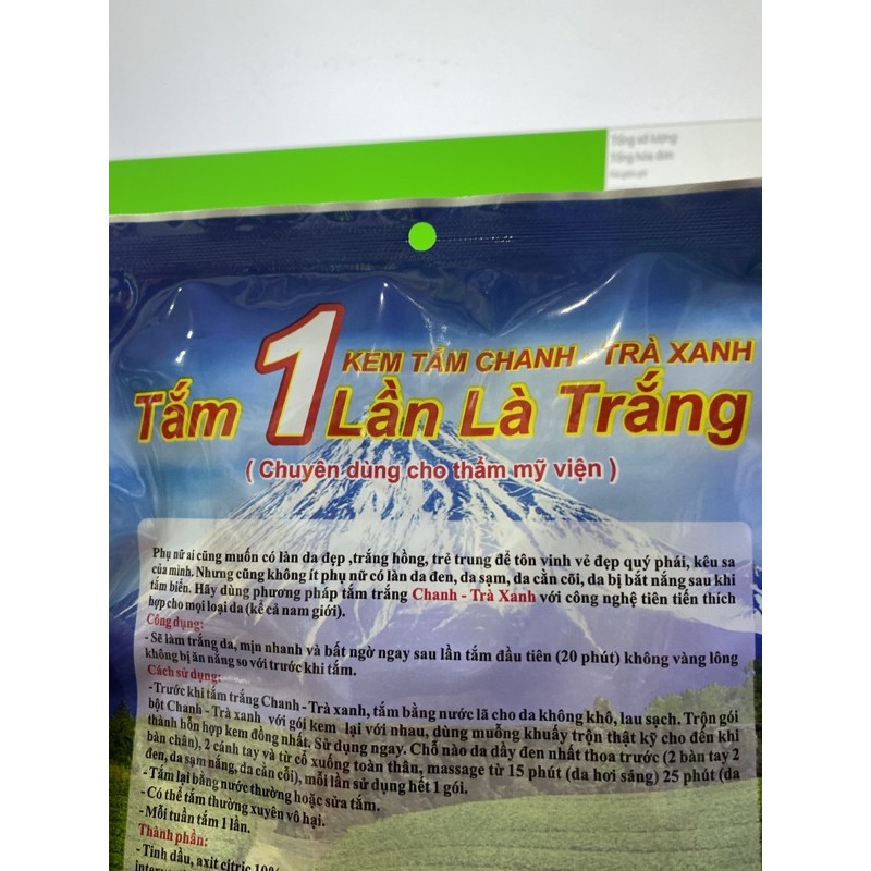 tắm chanh trà xanh 270g