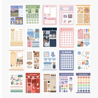 Cuốn sổ sticker Rosy Posy Vol 3