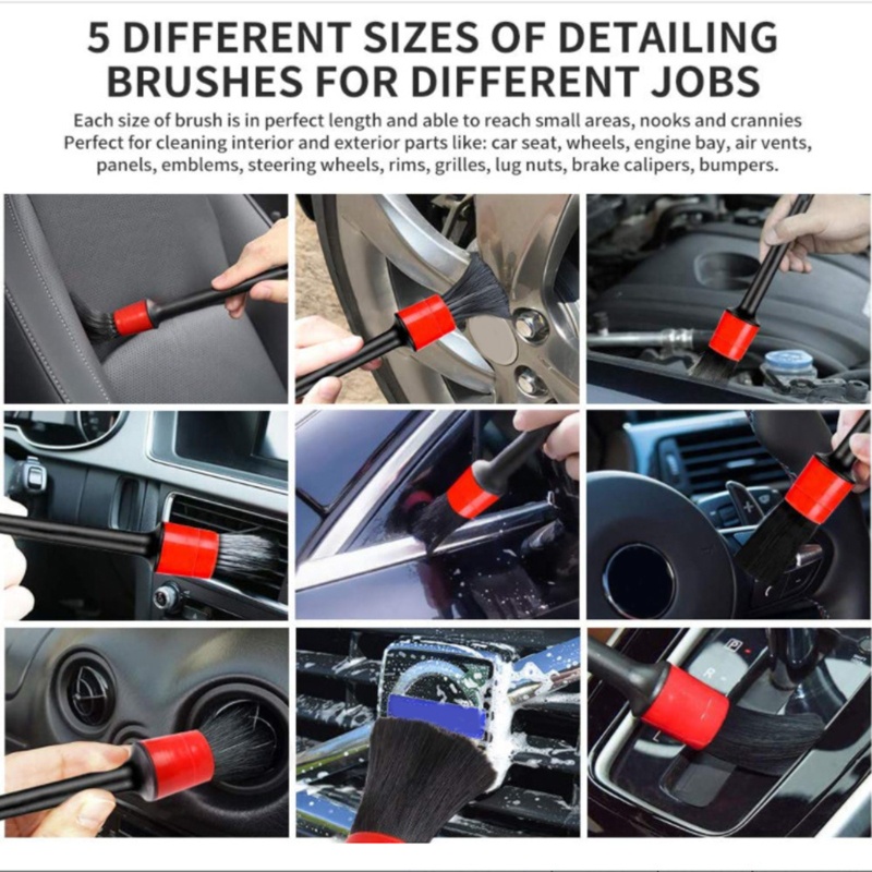 Chổi Vệ Sinh Xe Hơi / Bảng Điều Khiển Ghế Da Gắn Máy Khoan 17