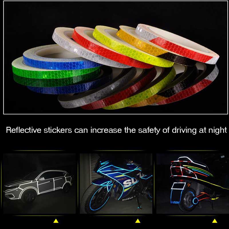 Mountain bike decorative reflective stickers