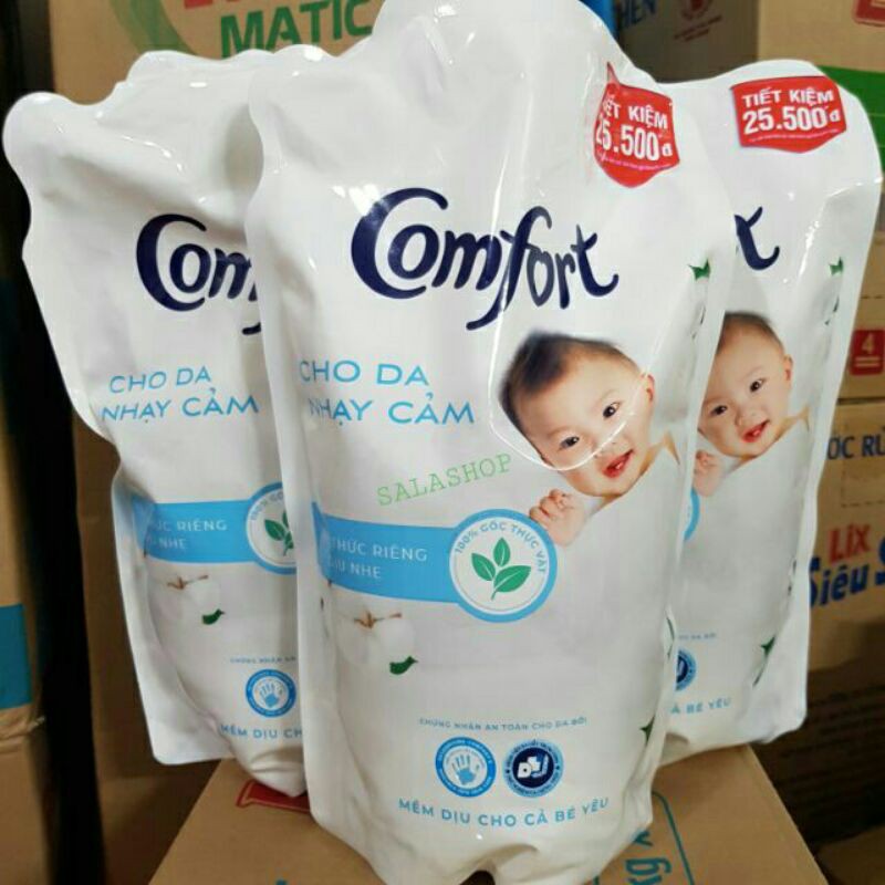 Nước Xả Vải Comfort Đậm Đặc Túi 1,6lit