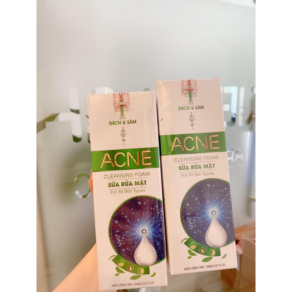 Sữa Rửa Mặt Bách Y Sâm DA DẦU MỤN SẠCH SÂU TẠO BỌT 150ml (Sữa Rửa Mặt Bạch Linh)