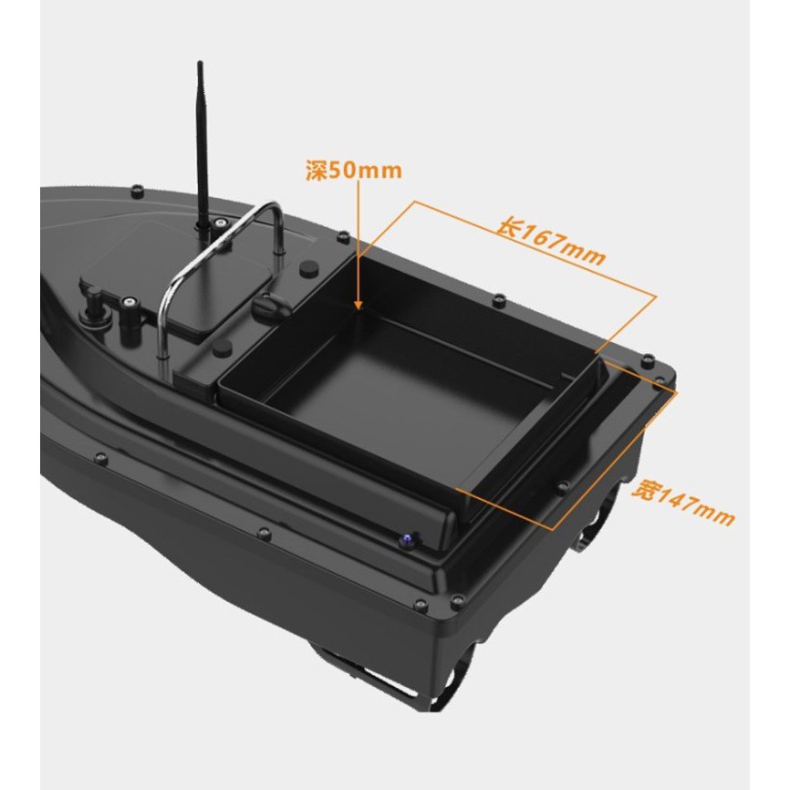 Thuyền Thả Mồi Câu -Thuyền Thả Thính - Điều Khiển Từ Xa 500m