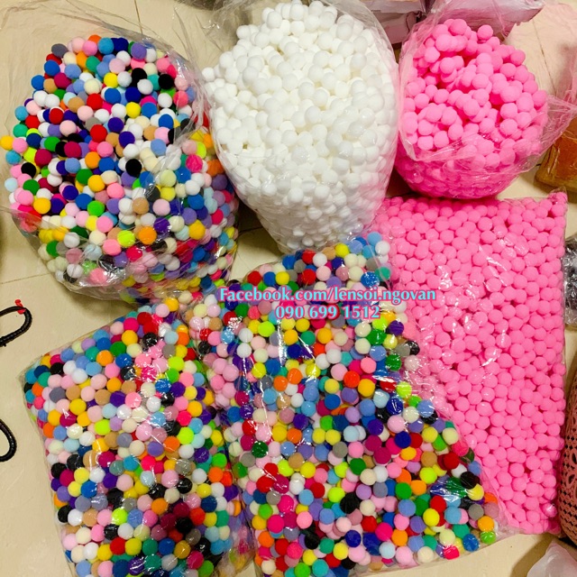 Cục bông trang trí ( Pompom)