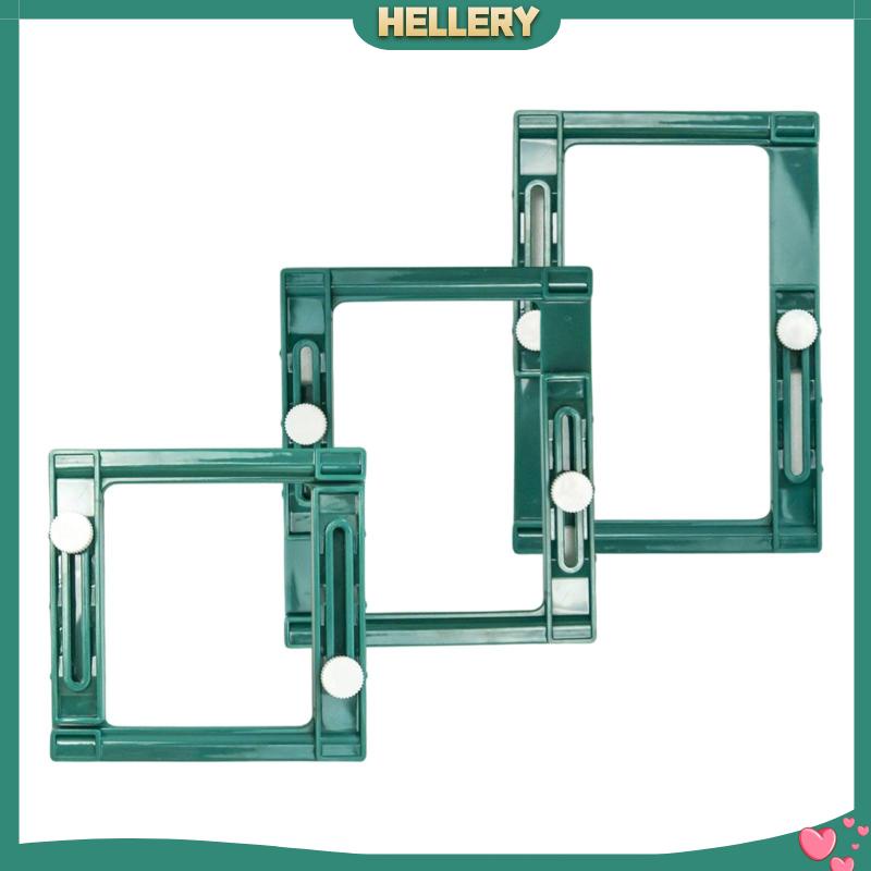Bộ 3 Dụng Cụ Làm Tua Rua Bằng Nhựa Hình Vuông DIY