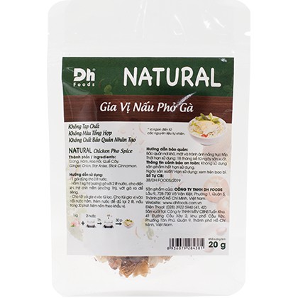 NATURAL GIA VỊ NẤU PHỞ GÀ DH FOODS