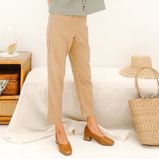 Quần baggy thời trang nữ baggy linen nhiều size (S/M/L) 3 màu (xanh bộ đội/xanh rêu/cà phê sữa) QUẦN THU TỚI
