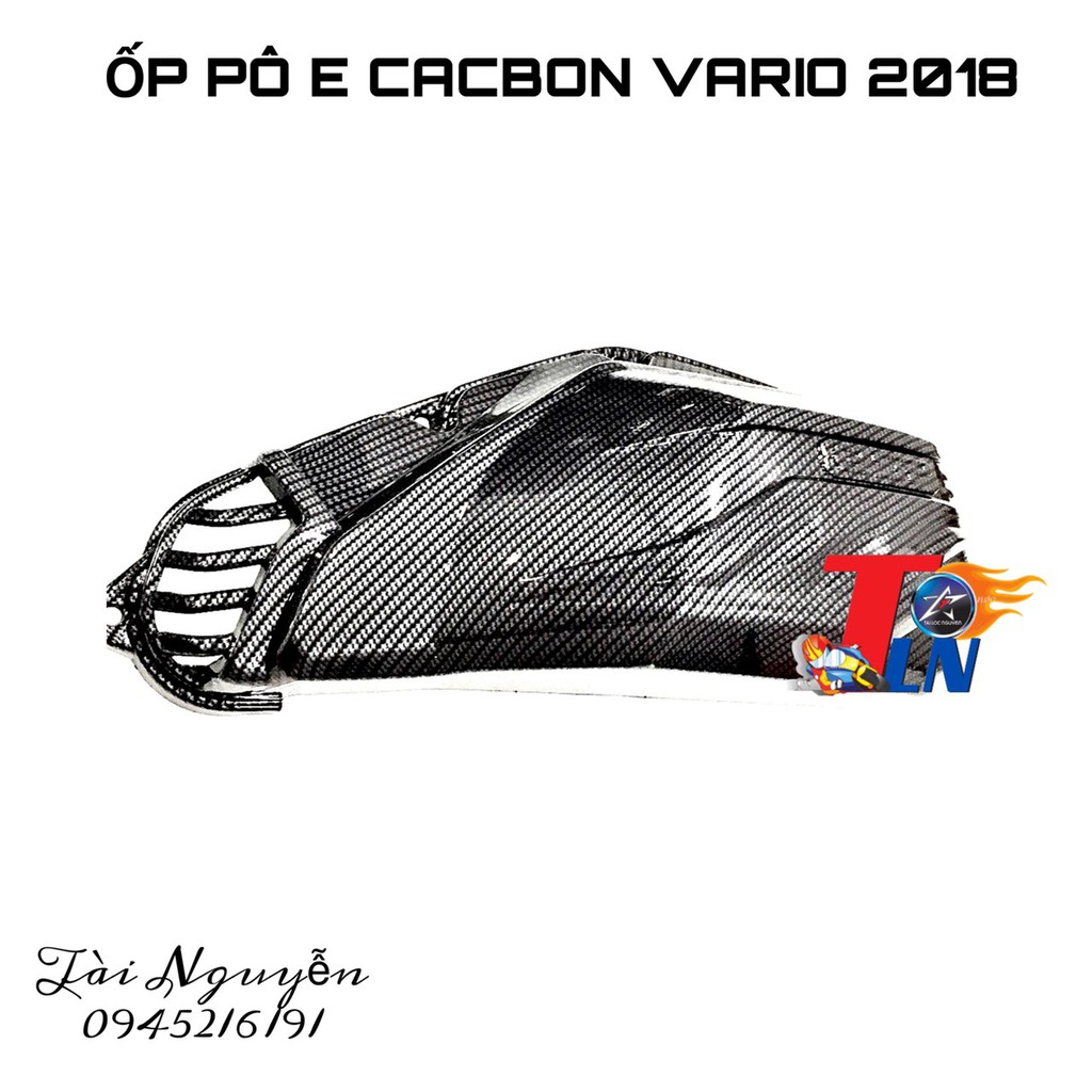 ỐP PÔ E CACBON CHO HONDA VARIO 2018