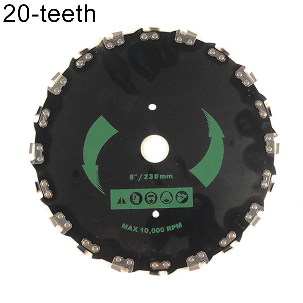 Đĩa Cưa Xích Cho Máy Cắt Cỏ 9inch 14 / 20 Răng Cưa