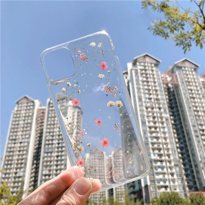 iPhone 12 Pro max Ốp điện thoại họa tiết hoa khô thời trang cho iPhone 11 Pro X 6 6s 7 8 Plus 11 Pro Max Xr Xs Max | BigBuy360 - bigbuy360.vn