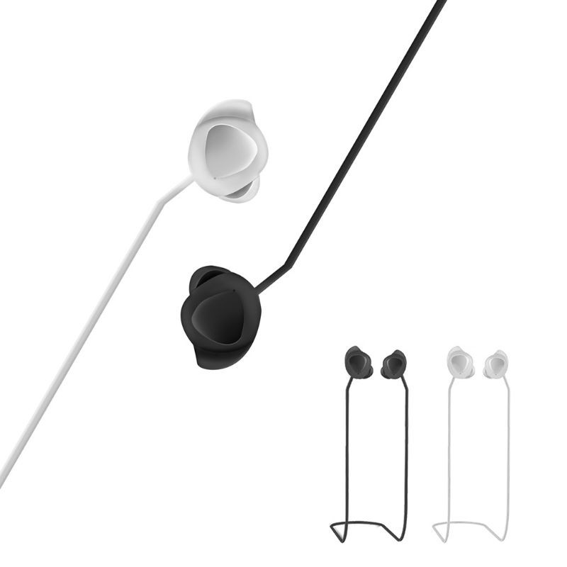 Vỏ Bảo Vệ Hộp Sạc Tai Nghe Samsung Galaxy Buds Bằng Silicon Mềm Chống Nước Chống Mồ Hôi Có Dây Đeo Cổ