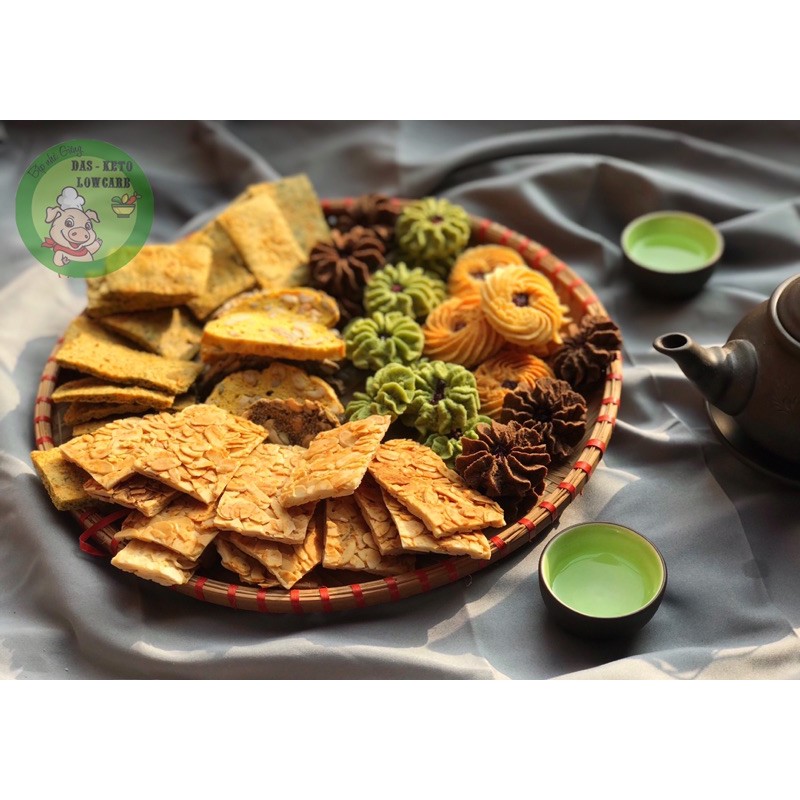 Bánh quy hạnh nhân việt quất Keto/DAS/Tiểu đường | BigBuy360 - bigbuy360.vn