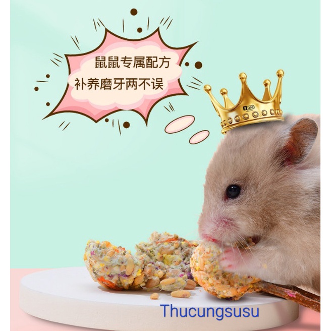 Kẹo mút YEE ngũ cốc mài răng cho Hamster, sóc....