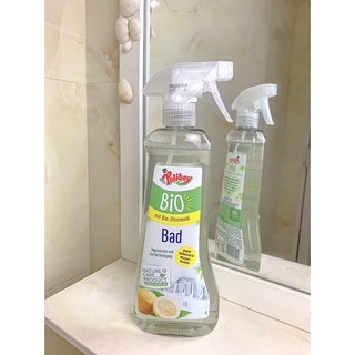 Xịt hữu cơ vệ sinh nhà tắm poliboy tẩy cặn canxi vách kính tắm, vòi inox 500ml