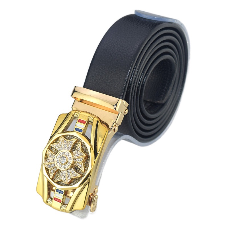 Thắt lưng nam dây nịt nam cao cấp 100 da mềm thời trang đẹp giá rẻ khóa tự động bản 3.5cm phong cách hàn quốc