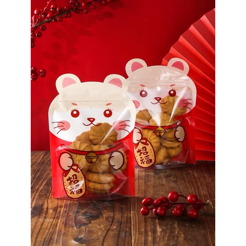 50 vỏ túi zip 15x22cm đựng bánh kẹo