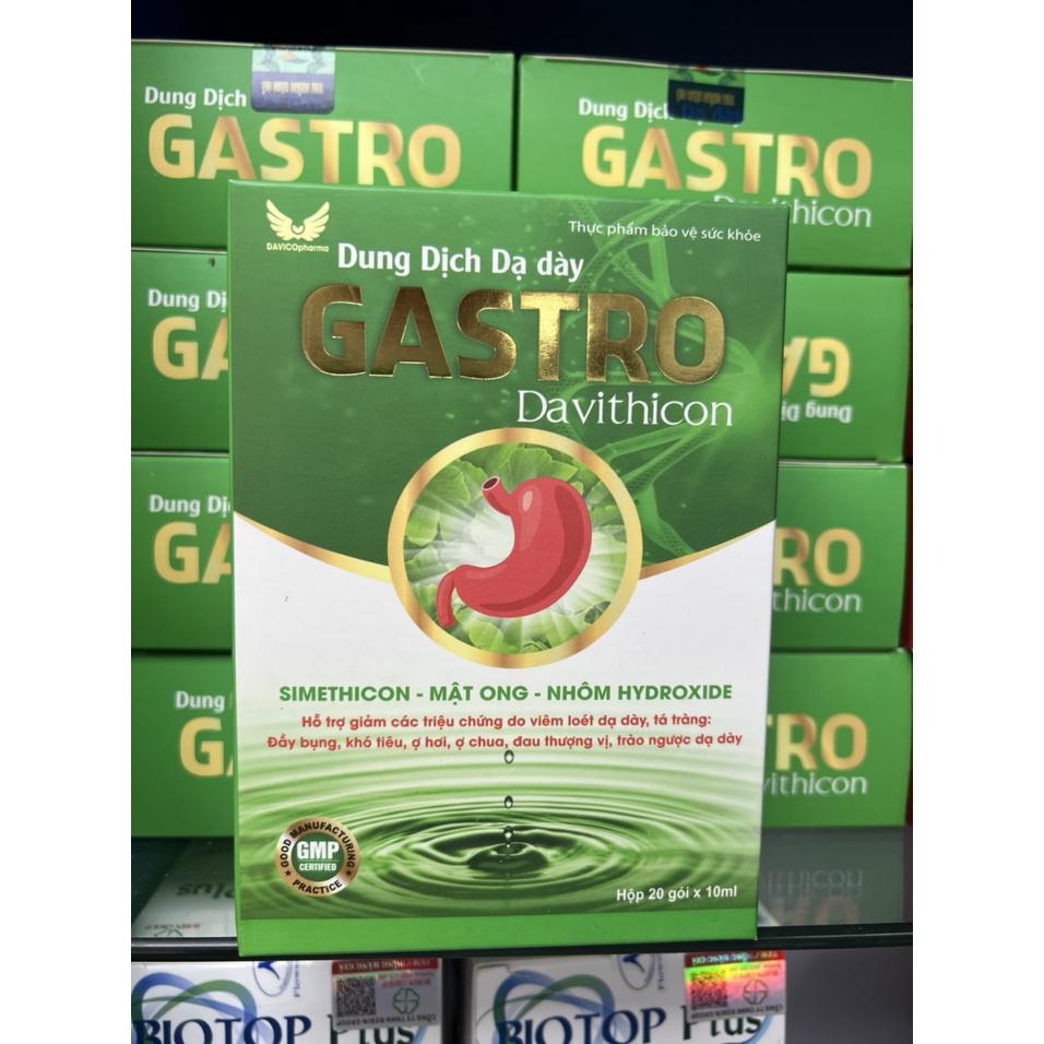 Dung Dịch Dạ Dày Gastro Davitthicon Giảm Ợ Chua Trào Ngược Dạ Dày