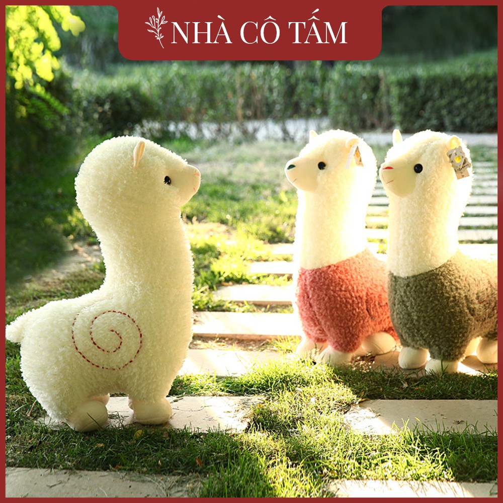 Thú Bông Lạc Đà Cừu Alpaca Dễ Thương Cực Hot. Có Video Thực Tế