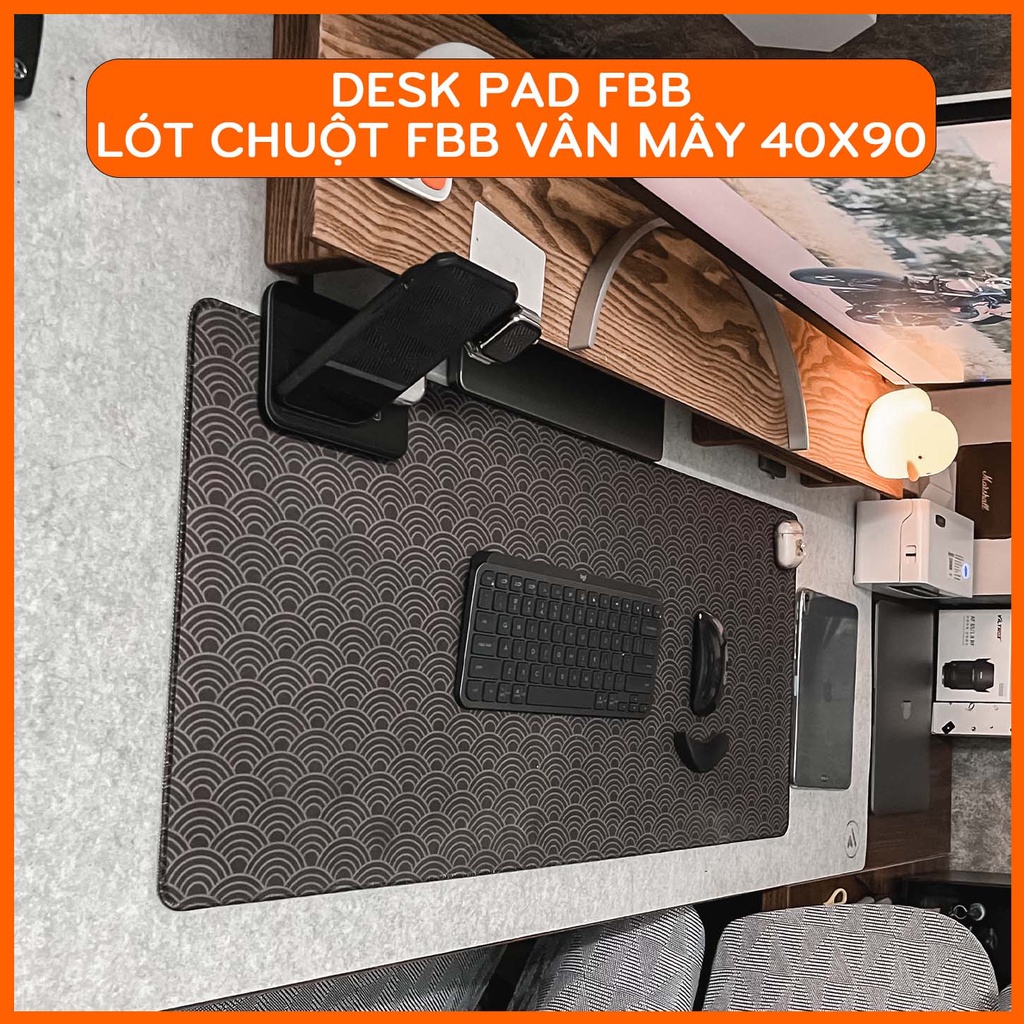 Desk pad, pad chuột FBB khổng lồ kích thước 40x90cm, 50x100cm, 60x120cm dày 3mm