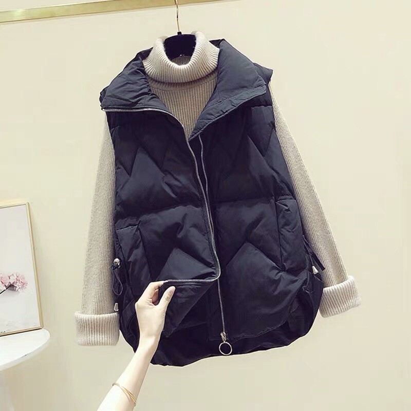Áo gile phao thời trang nữ đuôi tôm đặc biệt cá tính và trẻ trung