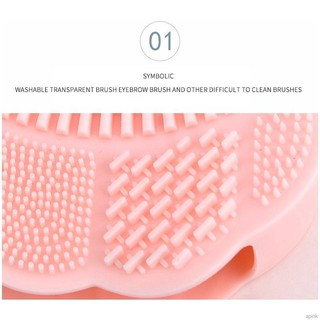 Miếng Silicone Vệ Sinh Cọ Trang Điểm